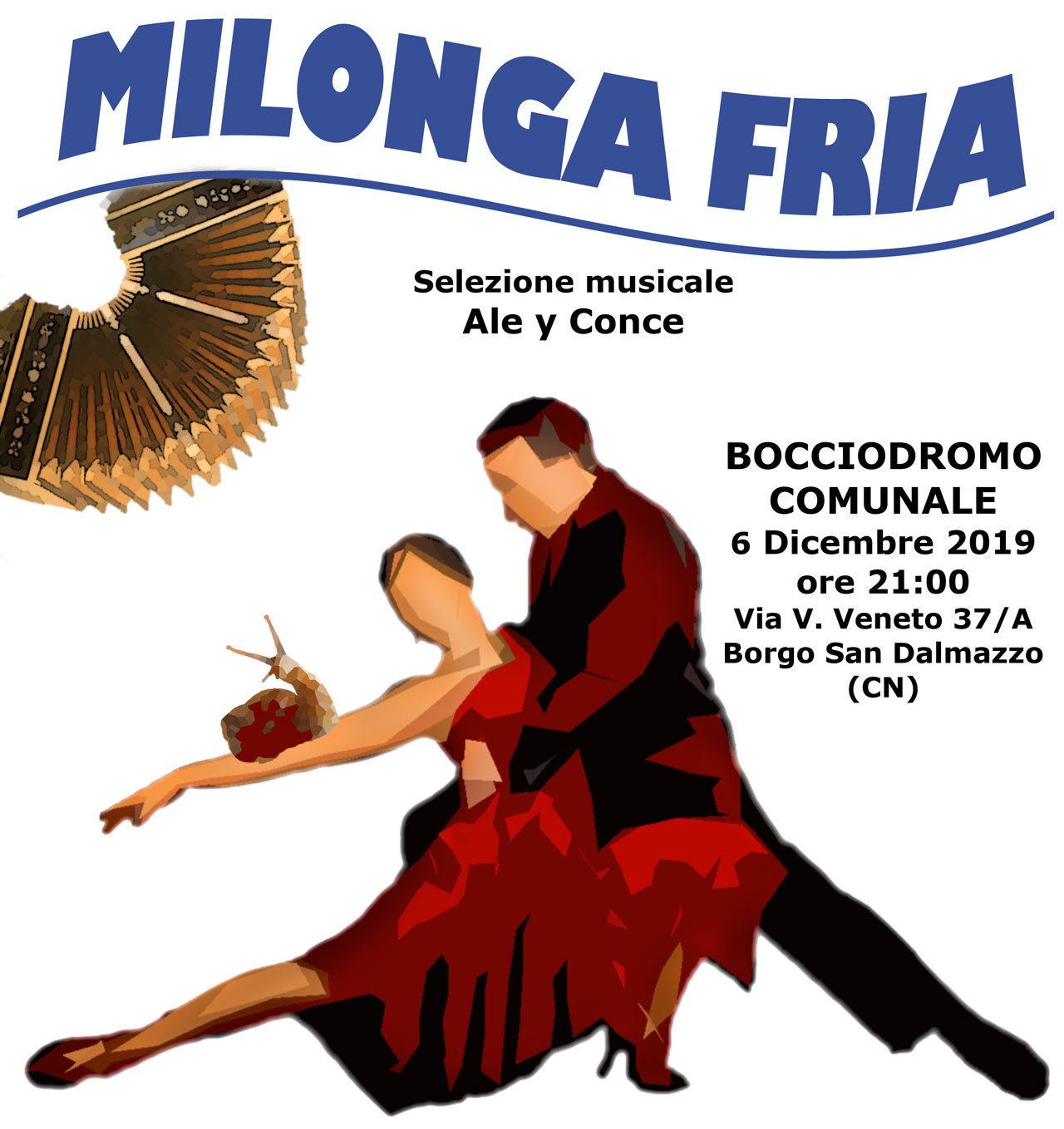 Milonga Fria, tango argentino, bocciofila